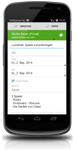 Kalender Android 2